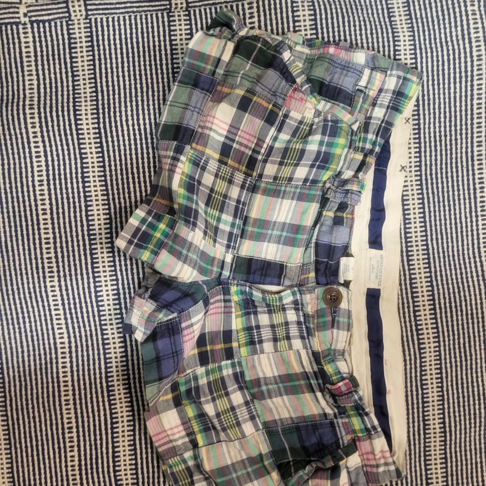 Plaid Multicolor Shorts